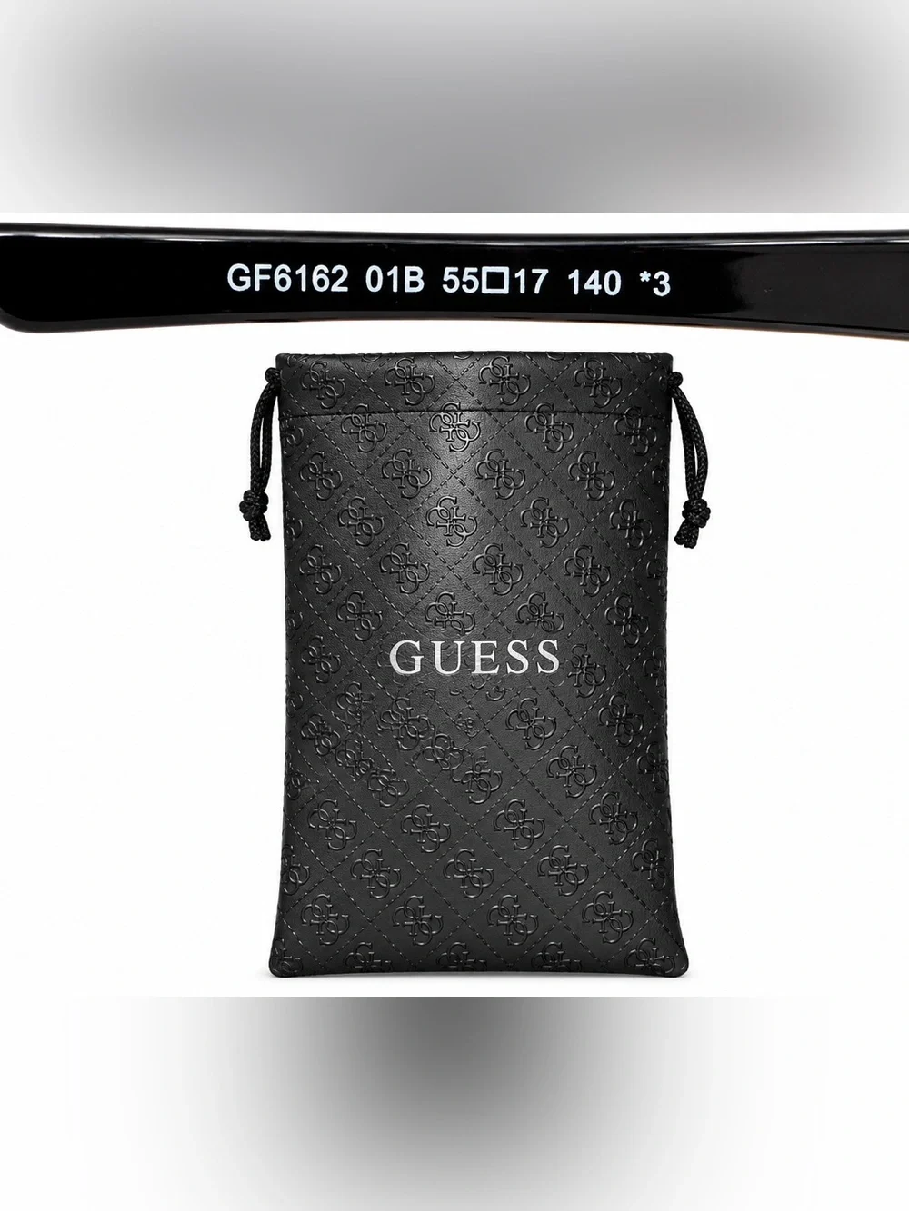 GUESS Black Frames with Brown Gradient Lenses Sunglasses
